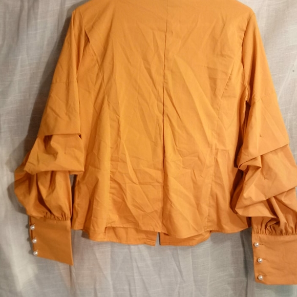 Dark Gold 18 centimeters NWT pearl button layered - Picture 4 of 4